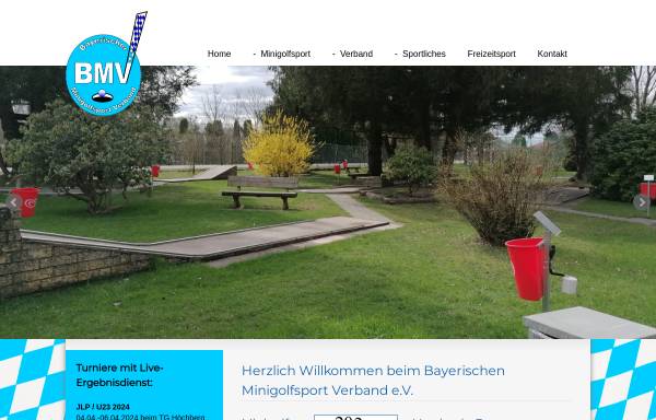 Vorschau von www.minigolf-bayern.de, Bayerischer Minigolfsport Verband