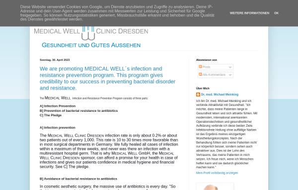 Vorschau von medicalwell.blogspot.com, Blog von Dr. Michael Meinking