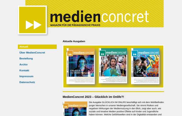 Vorschau von www.medienconcret.de, MedienConcret