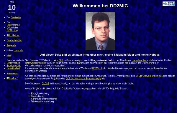 Vorschau von www.dd2mic.de, DD2MIC