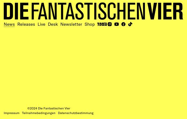 Vorschau von www.diefantastischenvier.de, Die Fantastischen Vier