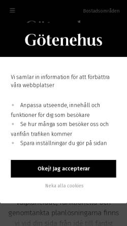 Vorschau der mobilen Webseite www.sjodalshus.se, Sjödalshus AB
