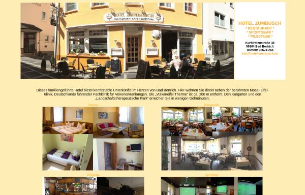 Vorschau von www.hotel-zumbusch.de, Hotel Restaurant Zumbusch