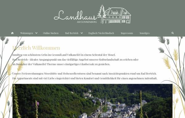 Vorschau von www.landhaus-am-sonnenberg.de, Landhaus am Sonnenberg