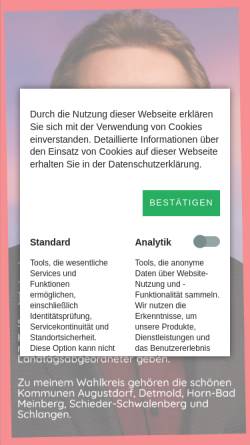 Vorschau der mobilen Webseite www.dennis-maelzer.de, Maelzer, Dennis (MdL)