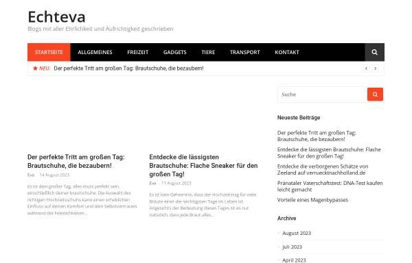 Vorschau von www.echteva.de, Steininger-Bludau, Eva (MdL)