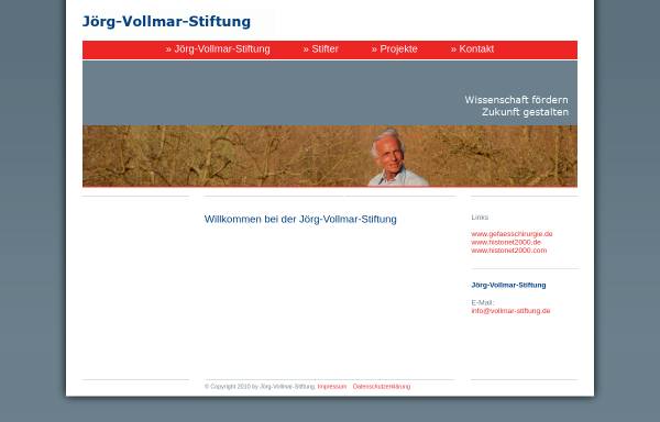 Vorschau von www.vollmar-stiftung.de, Jörg-Vollmar-Stiftung