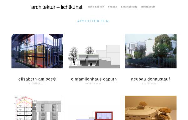 Vorschau von www.architektur-lichtkunst.de, Becker, Jörg