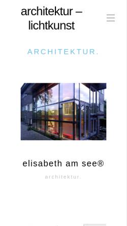 Vorschau der mobilen Webseite www.architektur-lichtkunst.de, Becker, Jörg