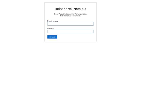 Vorschau von www.namibia-portal.de, Reiseportal Namibia