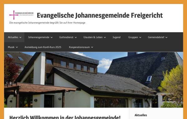 Vorschau von www.ek-freigericht.de, Ev. Johannesgemeinde Freigericht