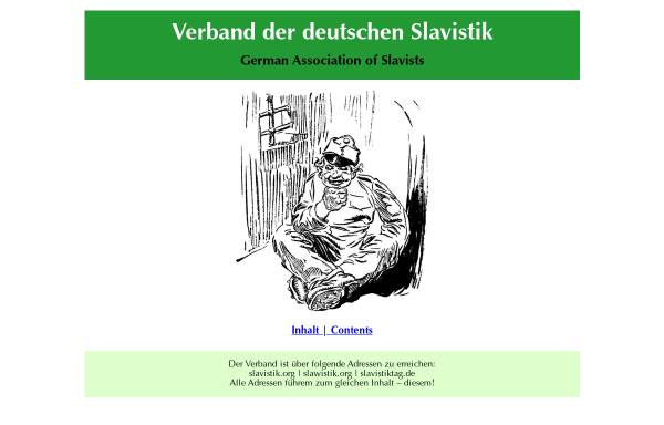 Vorschau von www.slavistenverband.de, Deutscher Slavistenverband