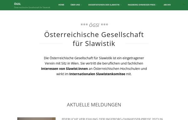 Vorschau von slawistik.at, Österreichischer Slawistenverband e. V.
