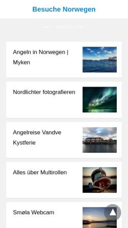 Vorschau der mobilen Webseite www.besuche-norwegen.de, Besuche Norwegen
