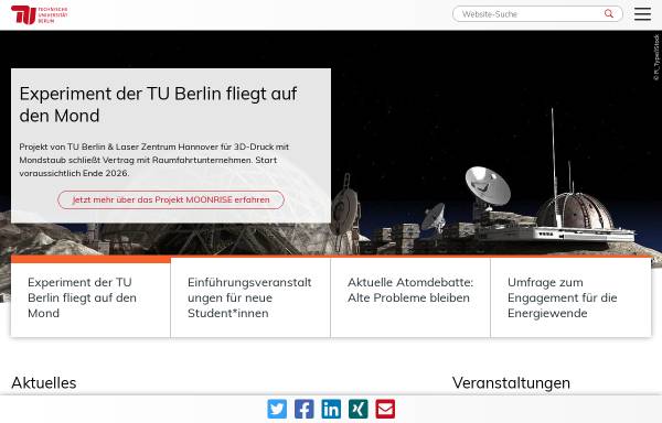 Vorschau von www.tu-berlin.de, Studierendenparlament der TU Berlin