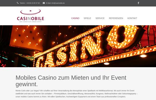 Vorschau von www.casinobile.de, Casinobile