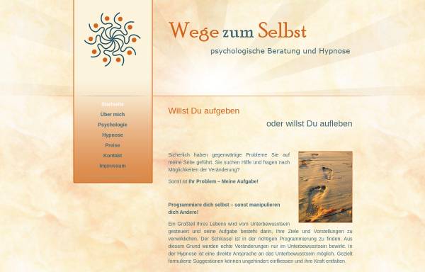 Vorschau von www.wege-zum-selbst.info, Wege zum Selbst