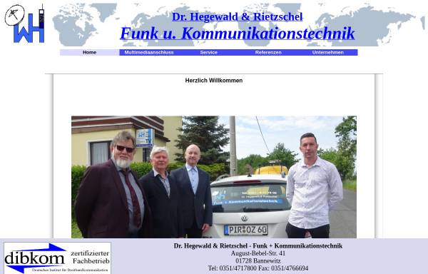 Vorschau von www.funktechnik-dresden.de, Dr. Hegewald & Rietzschel