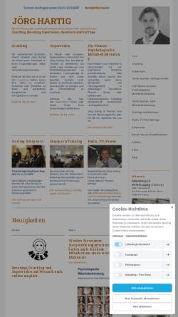 Vorschau der mobilen Webseite www.joerghartig.de, Stressbewältigung