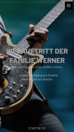 Vorschau der mobilen Webseite werner.it, Werner, Familie