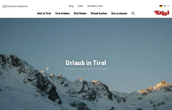Vorschau von www.tirol.at, Tirol.at