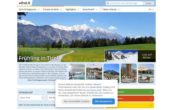 Vorschau von www.tirol.tl, Tirol.tl