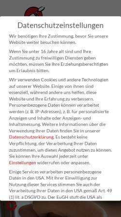 Vorschau der mobilen Webseite www.stuckateur-hilt.de, Holger Hilt Stuckateurmeister Ihn