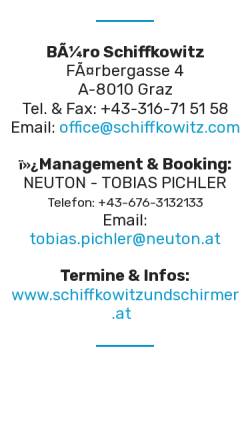 Vorschau der mobilen Webseite www.schiffkowitz.com, Schiffkowitz