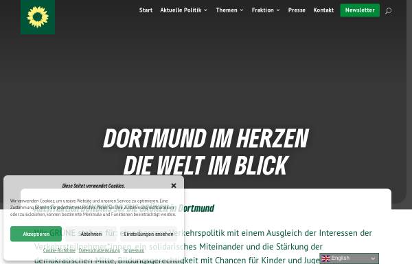 Vorschau von www.gruene-do.de, Bündnis 90/Die Grünen, Ratsfraktion Dortmund