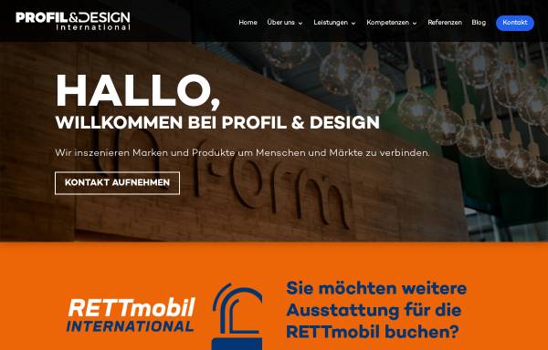 Vorschau von www.profil-design.de, Profil & Design Messe- und Ausstellungsbau GmbH & Co.KG