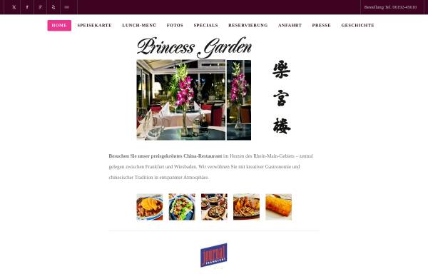 Vorschau von chinarestaurant-princessgarden.de, China-Restaurant Princess Garden