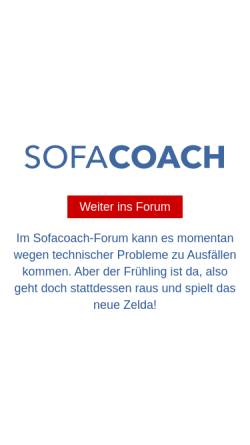 Vorschau der mobilen Webseite sofacoach.de, Sofacoach.de