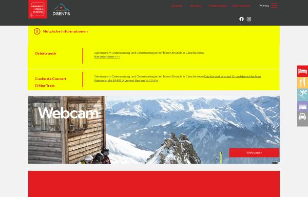 Vorschau von www.disentis3000.ch, Bergbahnen Disentis AG