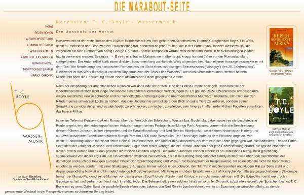 Vorschau von www.marabout.de, Wassermusik