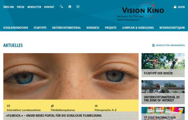 Vorschau von www.visionkino.de, Vision Kino