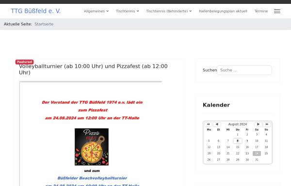 Vorschau von www.ttg-buessfeld.de, TTG Büßfeld e.V.
