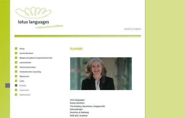 Vorschau von www.lotuslanguages.com, Lotus Languages, Inh. Emma Stockton