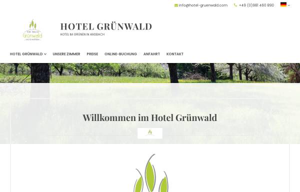 Vorschau von www.hotel-gruenwald.com, Hotel Grünwald
