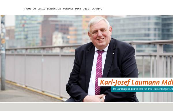 Vorschau von www.karl-josef-laumann.de, Laumann, Karl-Josef (MdL)