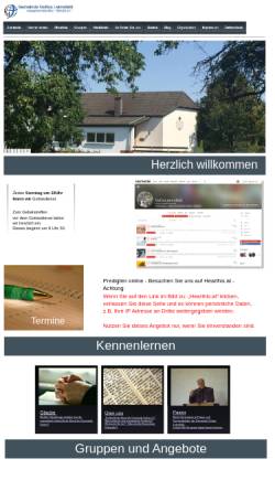 Vorschau der mobilen Webseite www.gego-leimsfeld.de, Gemeinde Gottes Leimsfeld