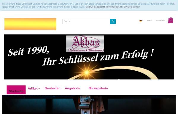 Vorschau von www.akbas-schmiedeeisen.de, Akbas Handelsgesellschaft mbH
