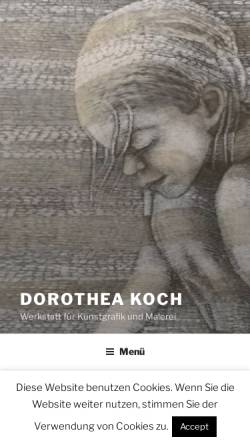 Vorschau der mobilen Webseite www.dorotheakoch.de, Koch, Dorothea