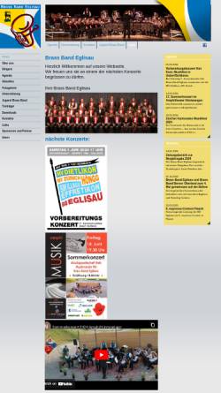 Vorschau der mobilen Webseite www.mgbbe.ch, Brass Band Eglisau