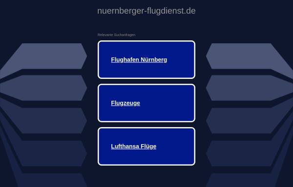 Vorschau von www.nuernberger-flugdienst.de, Nürnberger Flugdienst