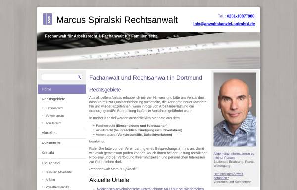 Vorschau von spiralski.de, Spiralski, Marcus