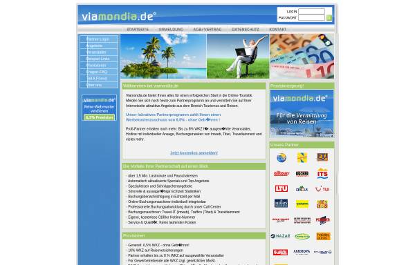 Vorschau von www.viamondia.de, Viamondia.de