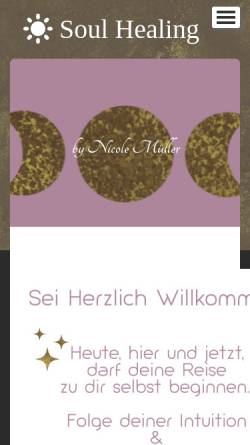 Vorschau der mobilen Webseite www.mediale-hilfe-mit-herz.de, Nicole Müller
