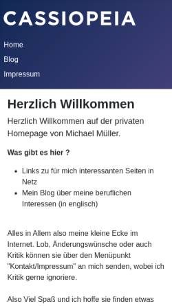 Vorschau der mobilen Webseite www.milla-online.de, Karl-Heinz Müller Weinbau Forst Gartentechnik