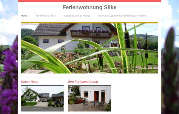 Vorschau von www.ferienwohnung-silke.de, Ferienwohnung Silke Sausen