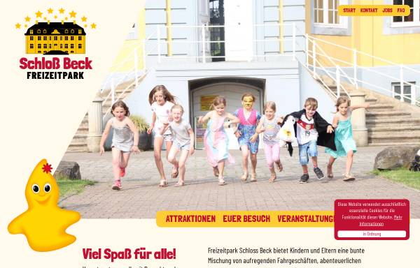 Vorschau von www.schloss-beck.de, Schloss Beck GmbH